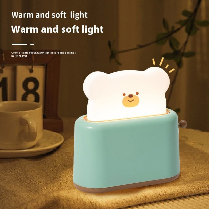 Bread Bear Lamp Desktop Decoration Bedroom Night Light